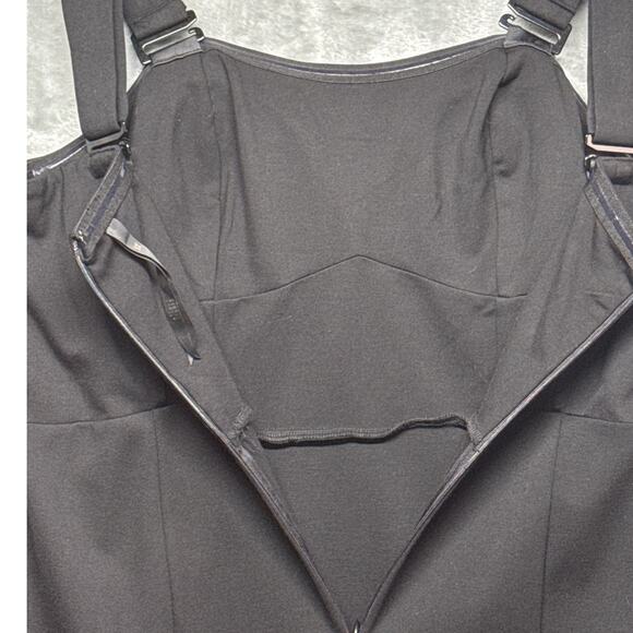 Melissa McCarthy Seven7 Black Convertible Sleeveless Fitted Dress Women 1X - Picture 8 of 8
